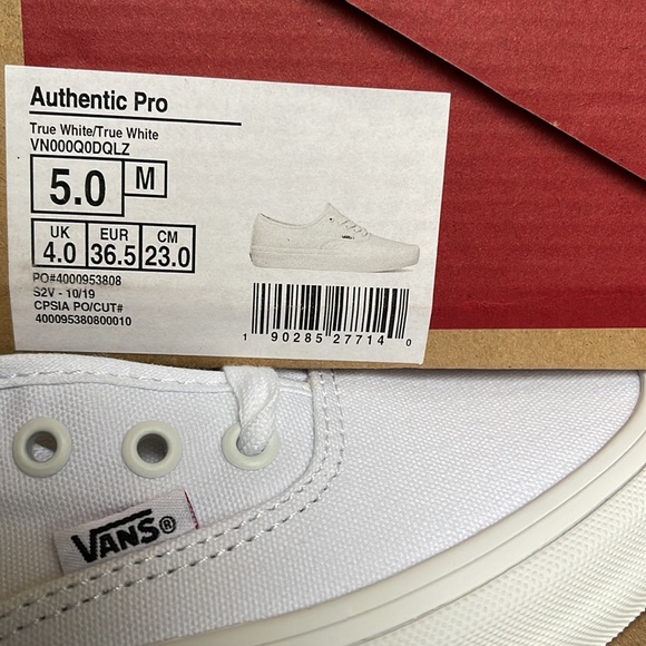 Vans Authentic Pro True White/True White WMNS - Picture 16 of 16